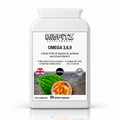 White bottle of Misfitz Omega 3,6,9 supplement, 60 gelatin capsules, with golden capsules on the label.