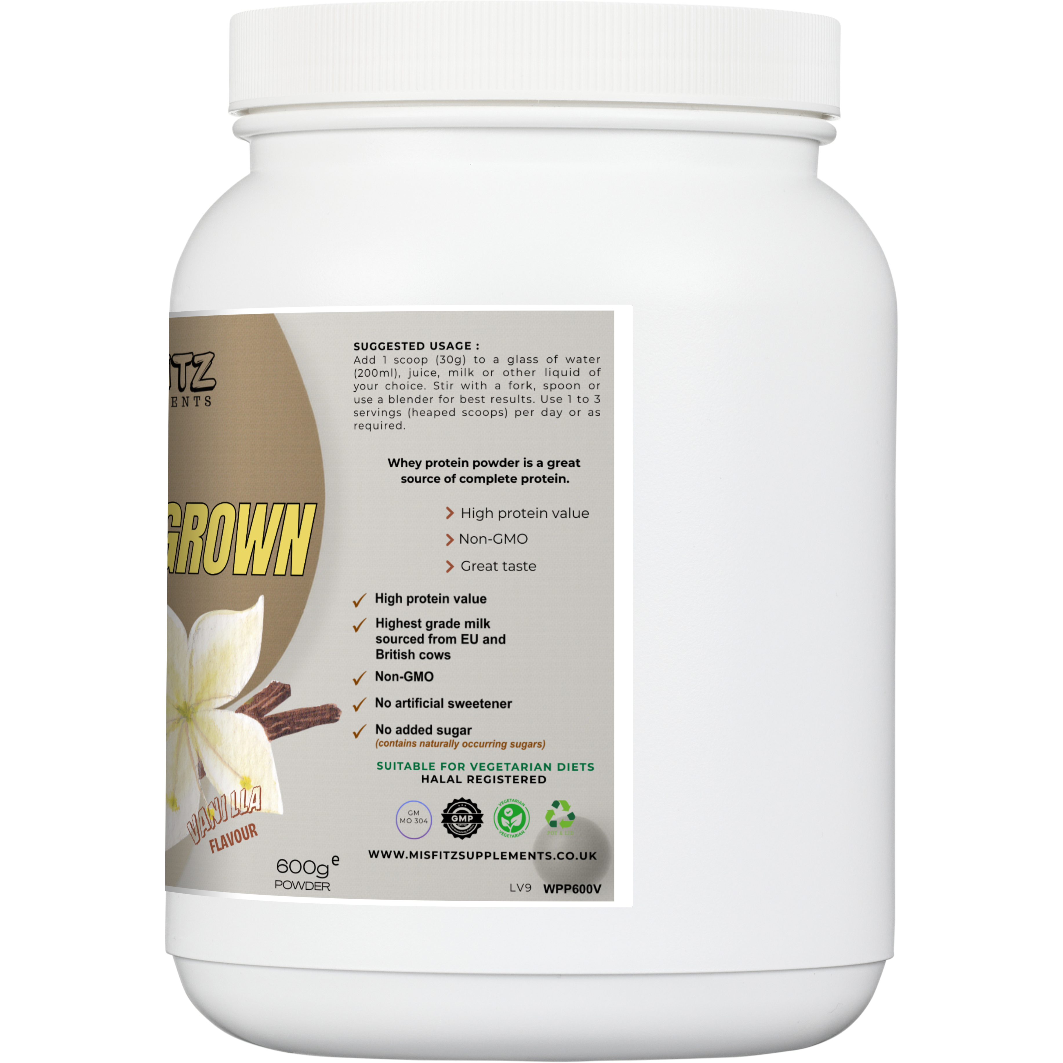 Vanilla_whey_protein_powder_mix_drink_side_veiw_vegan