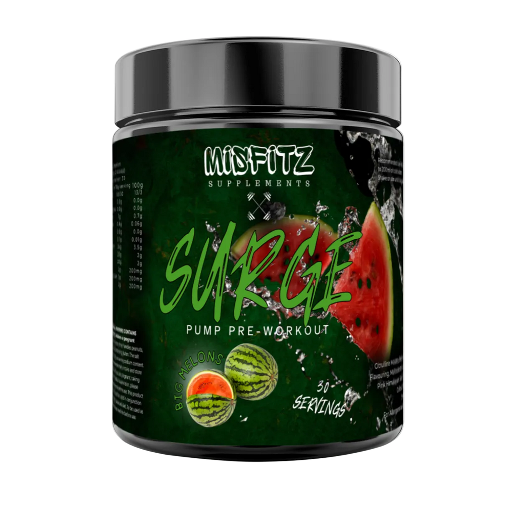 pre workout powder - melon flavour 